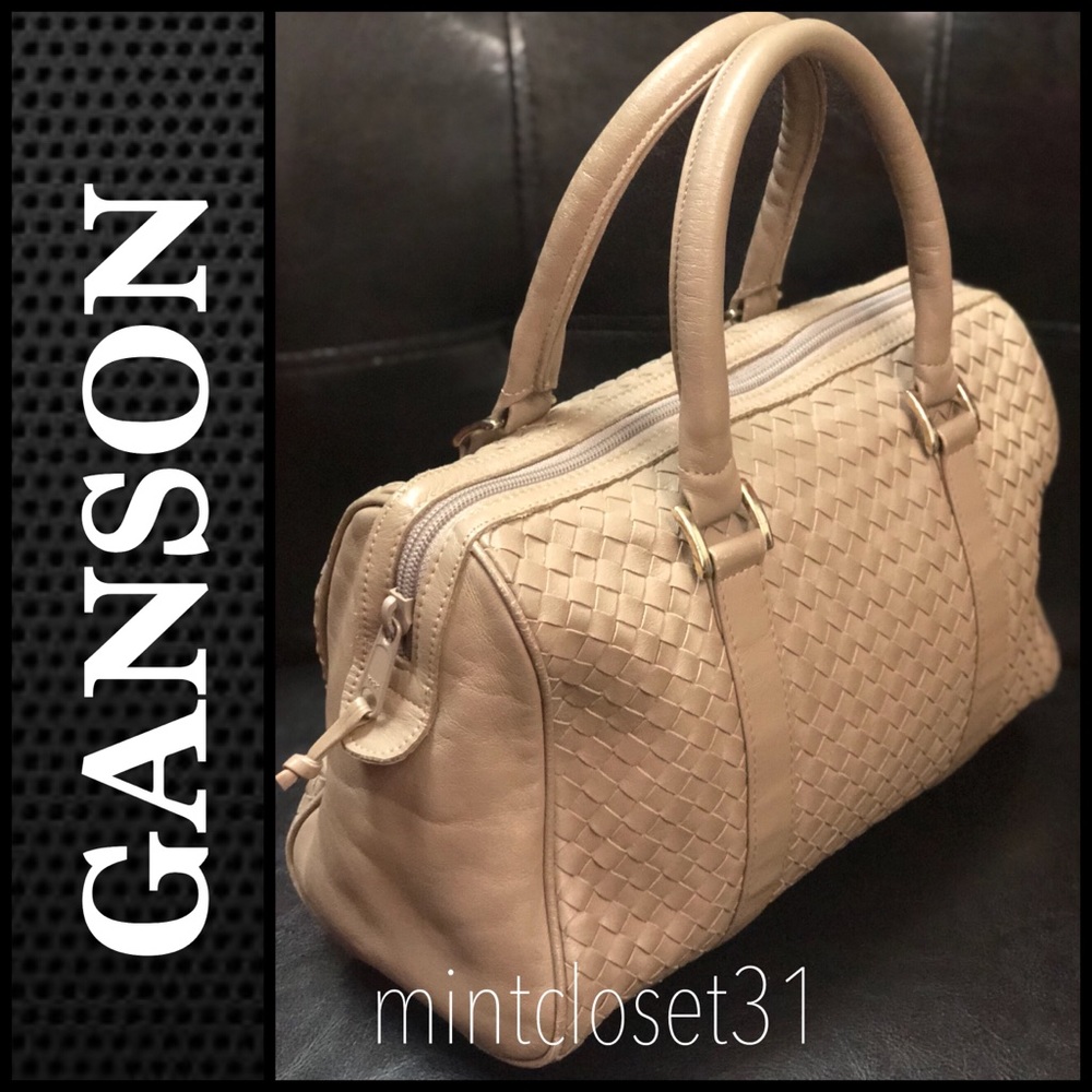 Ganson Leather Boston Bag - Picture 3 of 9